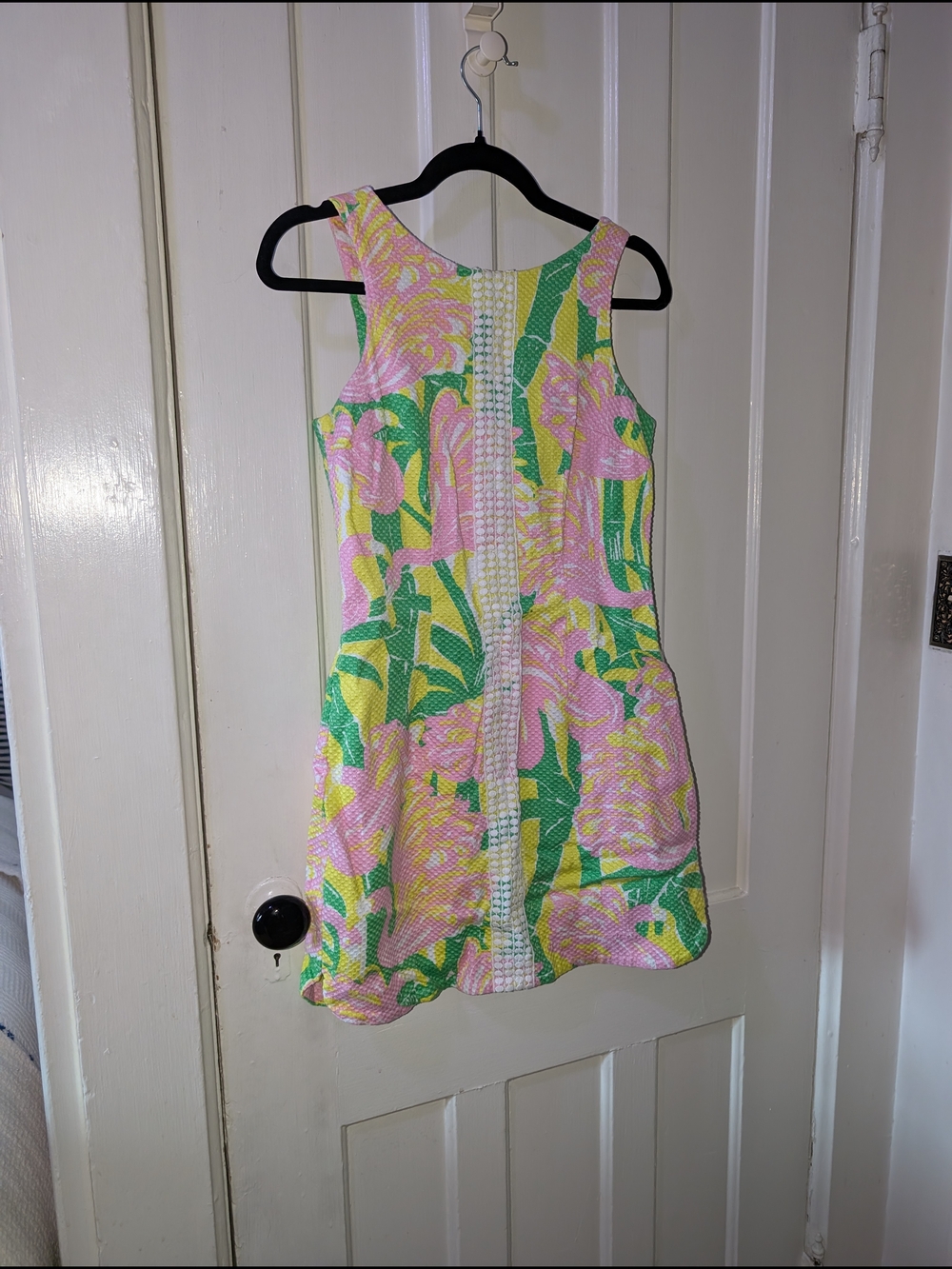 Lilly Pulitzer For Target Pink Green And Yellow Floral Dress Size 4